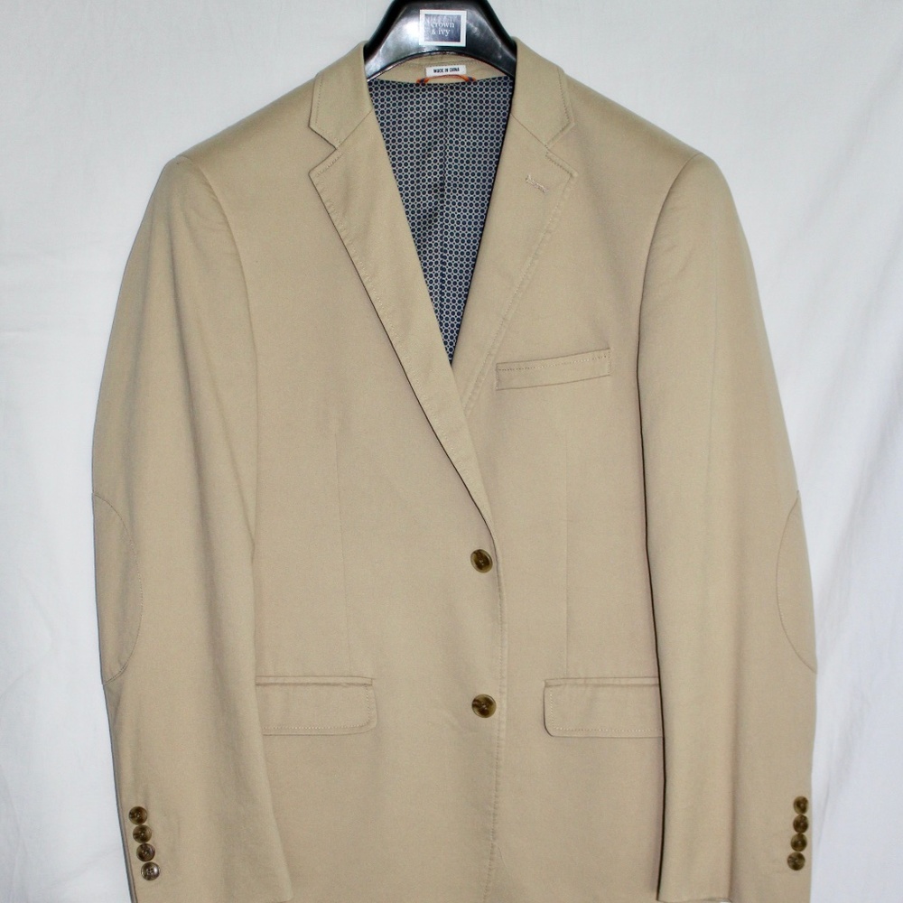 Crown & Ivy Khaki Dress Blazer Mens 38R